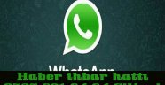 Whatsaap Haber ihbar HATTI